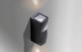 Azzardo Rezia AZ4346 Ciemnoszara Lampa Ścienna Zewnętrzna