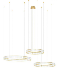 Lampa Wisząca Moosee Triples LIBERTY 3A 145cm