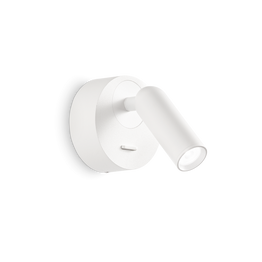 Oprawa Ścienna Ideal Lux Bean Ap Round Bianco 260600