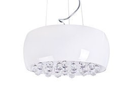 Lampa Wisząca AZZARDO QUINCE 50 AZ0702 Biała Błyszcząca