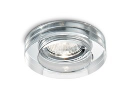 Ideal lux blues round Transparentne Oczko do sufitu podwieszanego