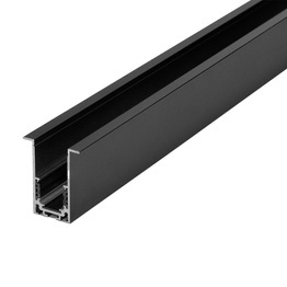 Azzardo Alfa szynoprzewód dwufazowy magnetyczny EASYFIX szyna wpuszczana z montażem na żabki AZ5676 czarny 1m