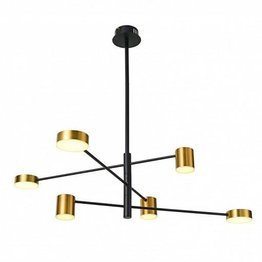 Lampa wisząca Italux Remdal PND-16374-6-BK-GD-4K