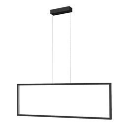 Biała Lampa wisząca w kształcie prostokąta Ramko Edo Vertical