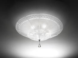 ITALAMP 671/65 Plafoniera satyna nikiel