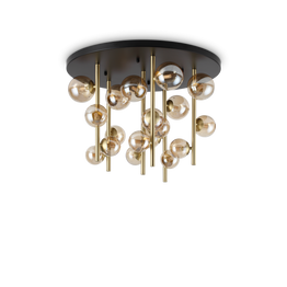 Lampa Sufitowa Ideal Lux Perlage Pl18 Ambra 328379