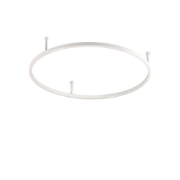 Plafon Ideal Lux Oracle Slim Pl D070 Round 4000k On-off Wh 341958