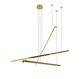 Zwis Złoty Gold MaxLight Trio P0426D Ściemiana