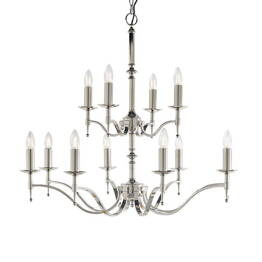 Zwis Interiors Stanford 12 Polerowany Nikiel CA1P12N