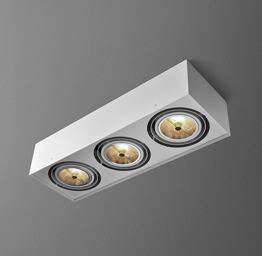 Aquaform SQUARES 111x3 ON 41113 Plafon Czerwony