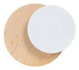 Lampa ścienna CIRCLE 1B WHITE biały (971/1) - Emibig