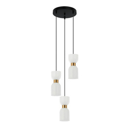 Lampa wisząca Italux PND-57602-3-BK+BRO Monza