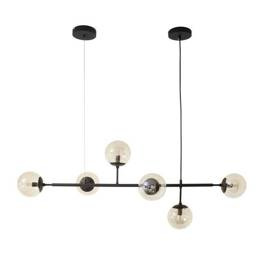 Azzardo Helios AZ 4698 Czarny Żyrandol