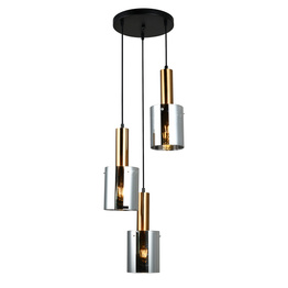 Lampa Wisząca Italux Sardo Pnd-5581-3A-Bro+Sg