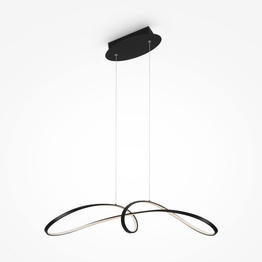 Lampa wisząca Curve czarny (MOD156PL-L52B4K) - Maytoni