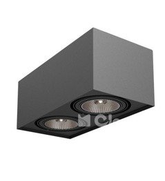Plafon Biały Cleoni Alpina 117 LED