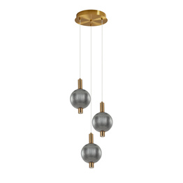 Lampa Wisząca Italux Lenti Pnd-83631-3-Bro-Sg