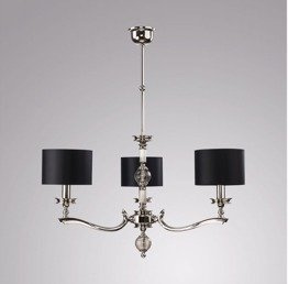 TIV-ZW-3(N) Kutek Mood Tivoli Żyrandol Nikiel