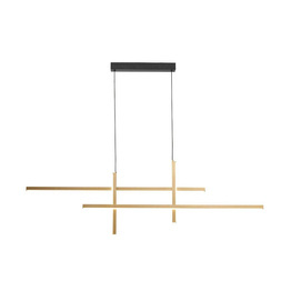 Lampa Wisząca ZUMA LINE 22008P-BK/GD Edge