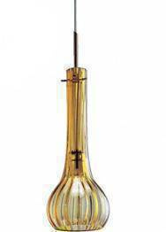 ATHENA S 1 Oprawa Wisząca Bursztynowa Leucos