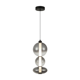 Lampa wisząca Italux Sonte PND-24352V-24W-BK-SG