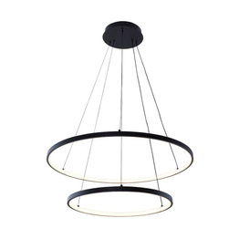 Lampa Wisząca ZUMA LINE 18140BK-2 Breno