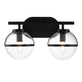 Hollis Kinkiet Elstead Lighting  HK-HOLLIS2-C-BK-BATH