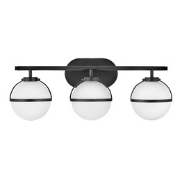 Hollis Kinkiet Elstead Lighting HK-HOLLIS3-O-BK-BATH