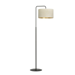 Lampa podłogowa HILDE LP1 BL WHITE czarny (1052/LP1) - Emibig