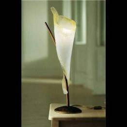 Sillux KINGSTON LT A/202  amber Lampka Stołowa miedziana Sillux