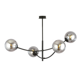Lampa sufitowa HUNTER 4 BLACK/GRAFIT czarny (1100/4) - Emibig