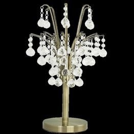 Barcelona 6247/1D 21QG Elem Lampka Stolikowa Kryształowa mosiądz