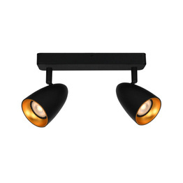 LampaSufitowa Italux Tino SPL-36748-2-BK-GD