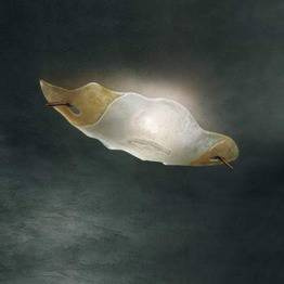 FIRENZE LS 5/212 bursztynowy/miedziany 75 x 30 cm Plafon Sillux