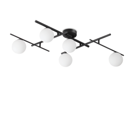 Lampa Sufitowa Ideal Lux Atlas Pl5 Nero 328218
