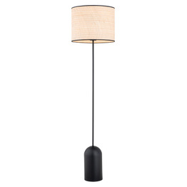 Lampa Podłogowa Emibig Aspen Lp1 Black/Rattan (1324/LP1)