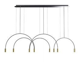 Zwis Ledowy Estiluz Volta L165.1D2T Czarno złoty