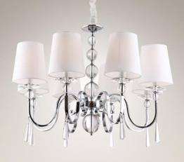 Żyrandol MaxLight CHARLOTTE P0110 z białymi kloszami