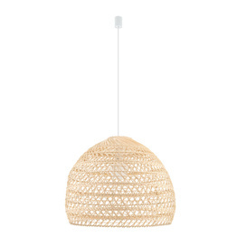 Lampa Wisząca Nowodvorski Boho M Ratan 11151 Naturalne drewno
