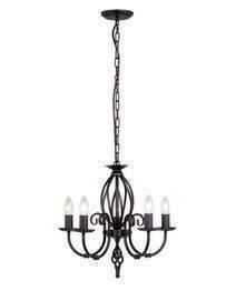 Lampa Wisząca Elstead Artisan ART 5 BLK