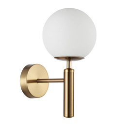 Lampa ścienna Italux Ravena WL-2324-1 GD+OPA