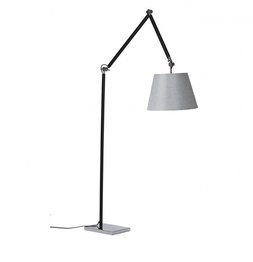 Lampa Podłogowa  Zyta L  Szara Azzardo AZ1849+AZ2604