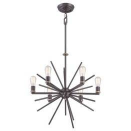 Carnegie QZ/CARNEGIE6 Lampa wisząca Elstead Lighting