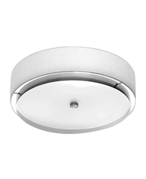 Plafoniera Estiluz IRIS T-2712 white/nickel