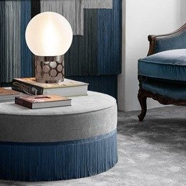 Lampka stołowa Slamp Atmosfera M szara