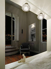 DIAMANTE FA CR Lampa Sufitowa 14 cm Vistosi transparentna