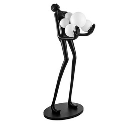 Lampa Stojąca Człowiek Posąg Dann Lux Venus 1 czarna