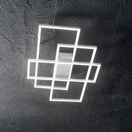 Nowoczesna lampa sufitowa LED geometryczna Ideal Lux Frame-1 PL