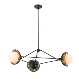 Żyrandol Elstead Lighting ALM-PERTH3-BK