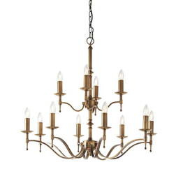 Zwis Interiors Stanford 12 Antyczny mosiądz CA1P12B